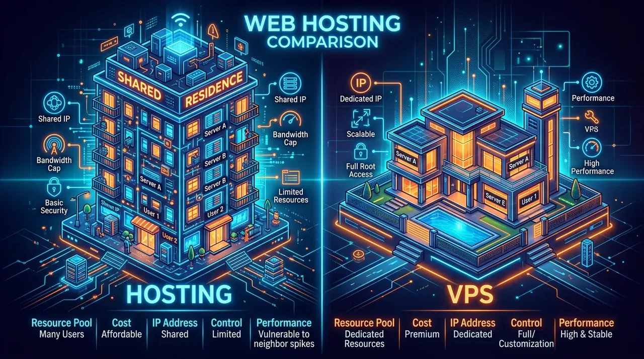 So Sánh Hosting và VPS: Nên Chọn Giải Pháp Nào Cho Website Doanh Nghiệp?