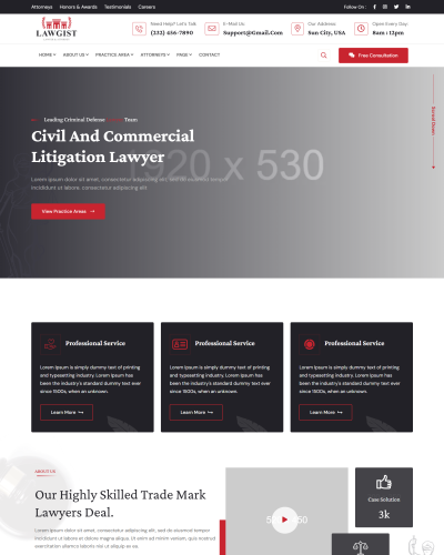 Thiết Kế Website Công Ty Luật Chuyên Nghiệp Chuẩn Uy Tín