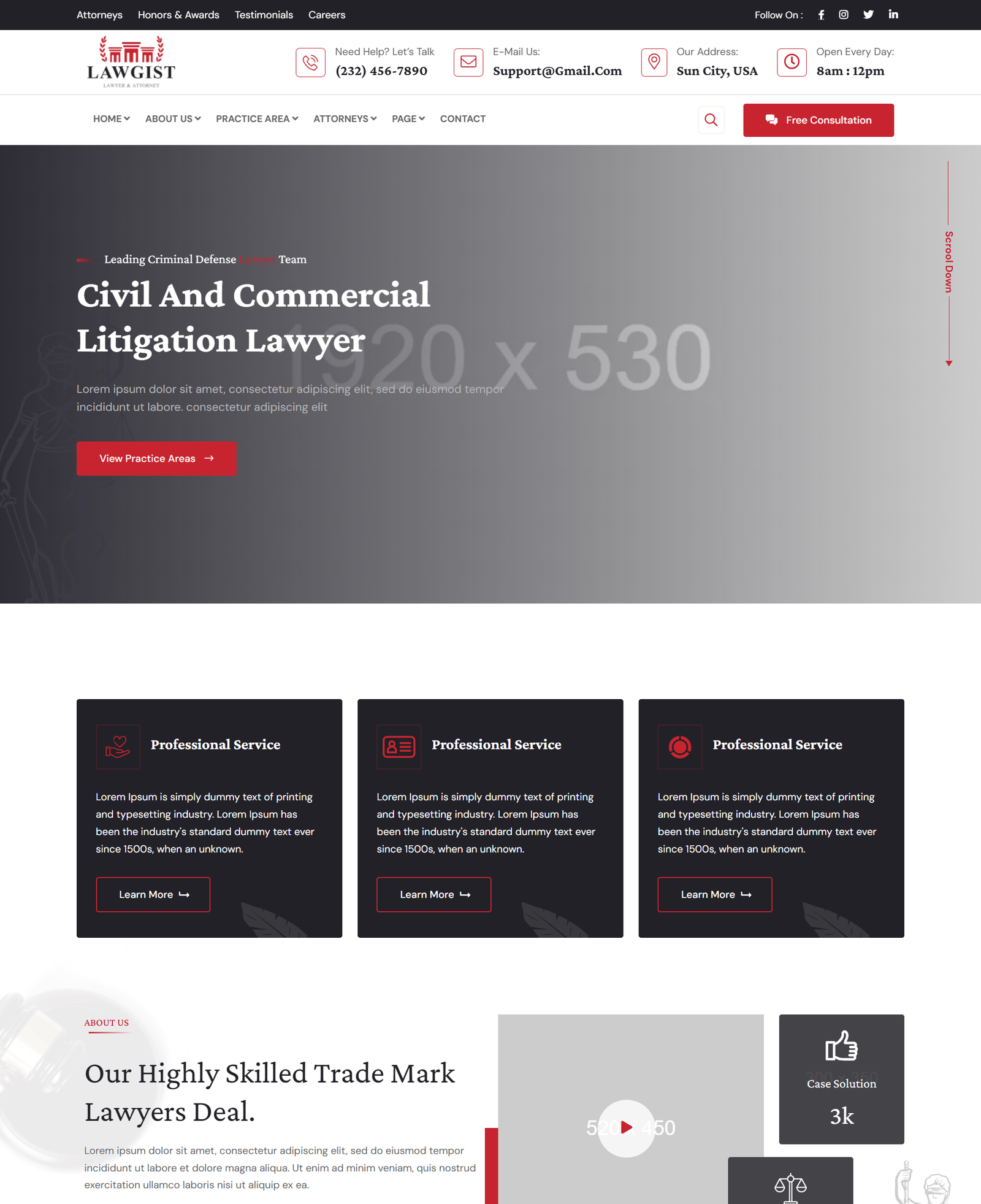 Thiết Kế Website Công Ty Luật Chuyên Nghiệp Chuẩn Uy Tín